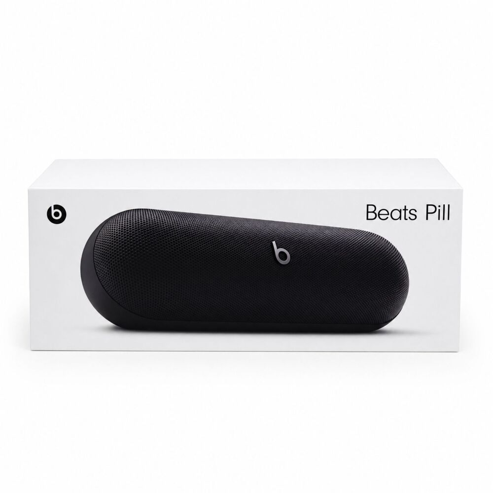 New Beats Pill Portable Bluetooth Speaker Matte Black 2024 Sealed MW443LL/A